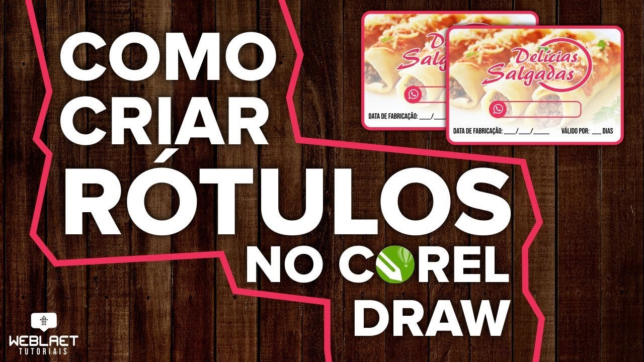 COMO CRIAR RÓTULOS / ETIQUETAS NO COREL DRAW