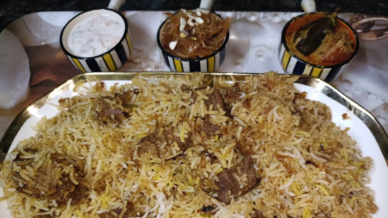 Dawat ki jaan Double masala hyderabadi famous biryani recipe #biryani #recipe 