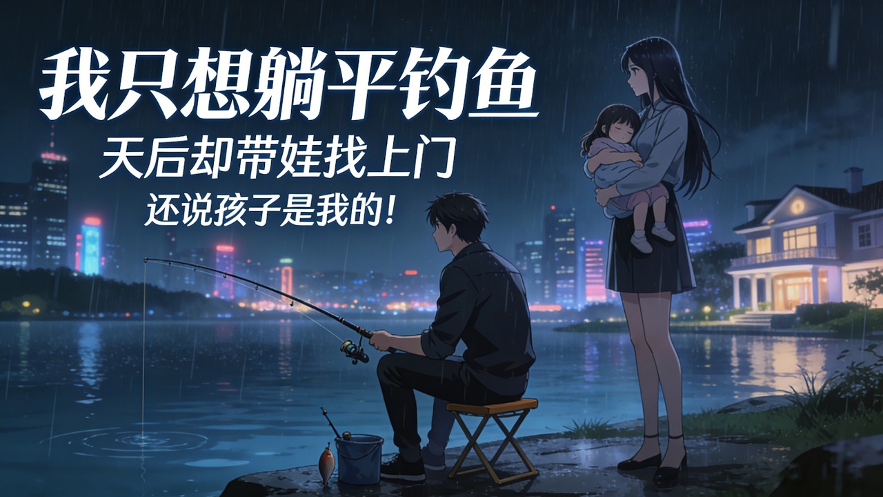 【動漫上新】🔥《救贖等待》我本想躺平釣魚，結果落魄天后抱著女兒找上門！#動畫#逆襲#小說#動畫#智绘