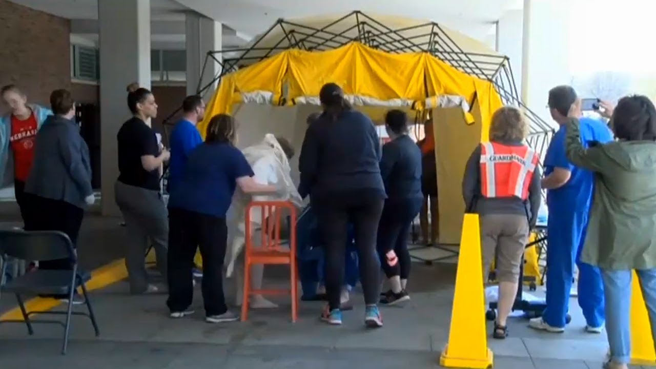 KLKN-TV: Bryan Health Employees Take Part in Chemical Decontamination Exercise