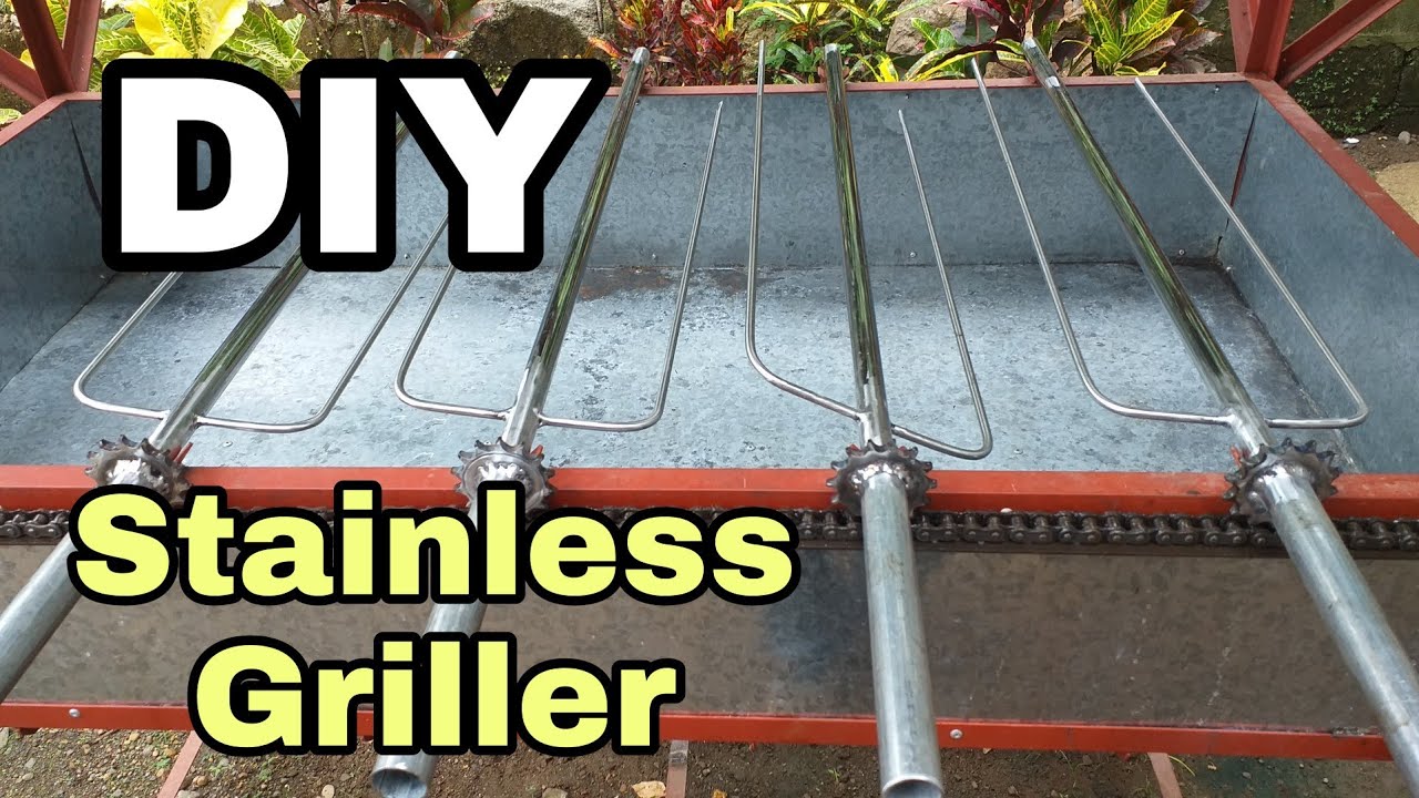 Paano gumawa ng tuhogan ng letson manok | #diy #stainlessgriller #griller