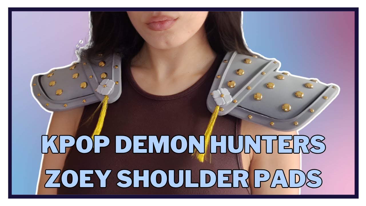 Kpop Demon Hunters - HUNTR/X Zoey Shoulder pads - Tutorial for Cosplay