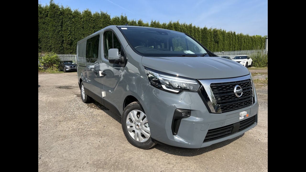 Explore the Ultimate Nissan Primastar: L2H1 D170 DCT Tekna+ Crew Van | Urban Grey 🌆