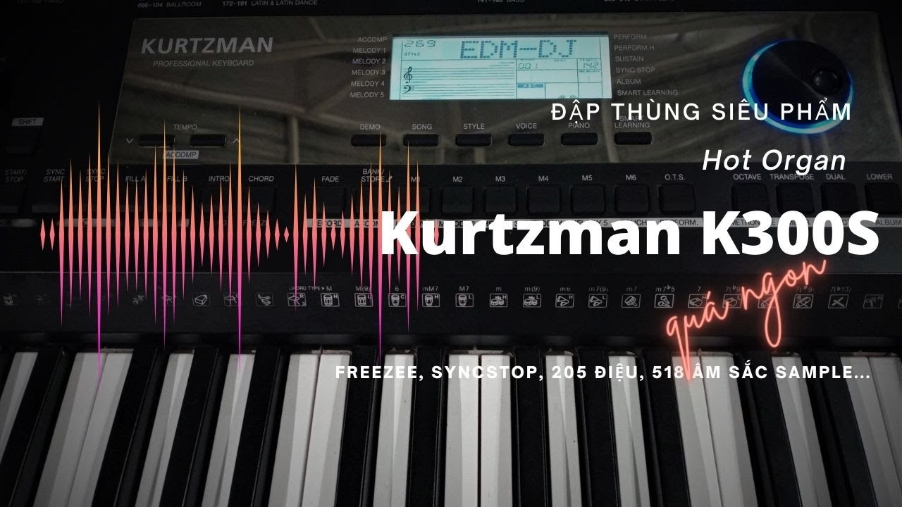 Đập thùng, Test nhanh đàn Organ Kurtzman K300S // Ngon Bổ Rẻ