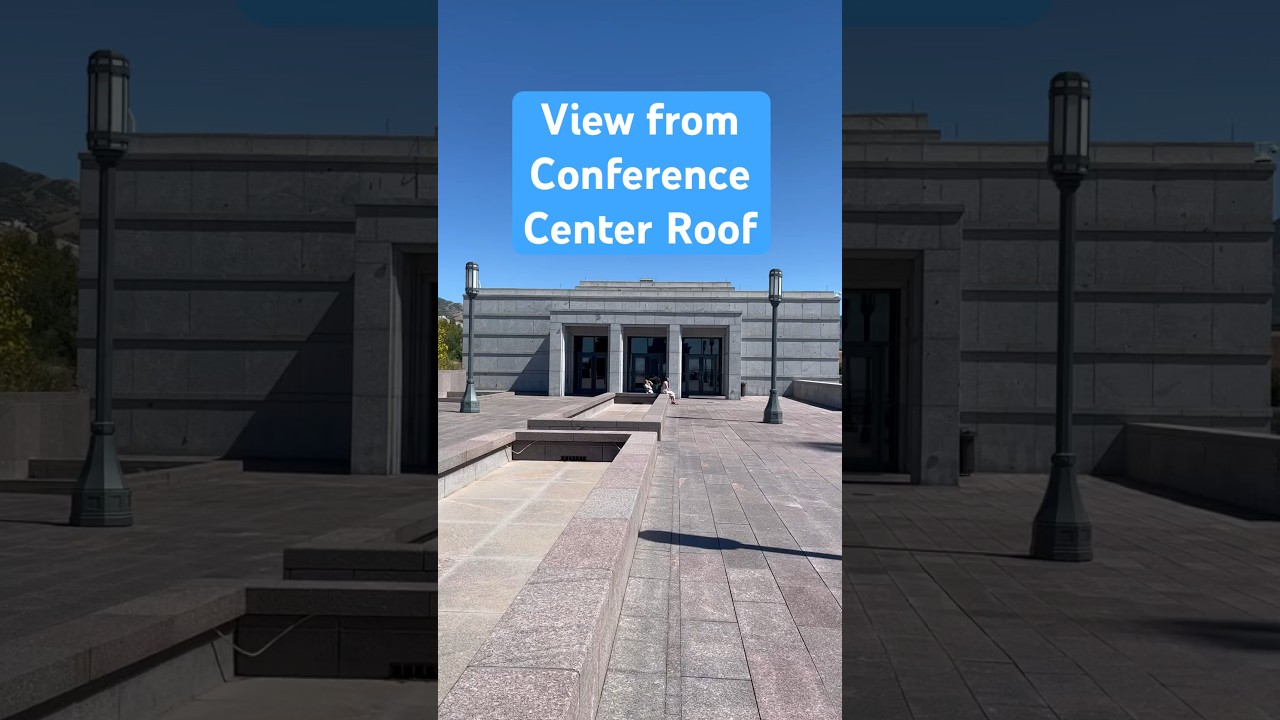 Conference Center Rooftop Vistas:  Twelve Days Till Conference #lds #ldsconf