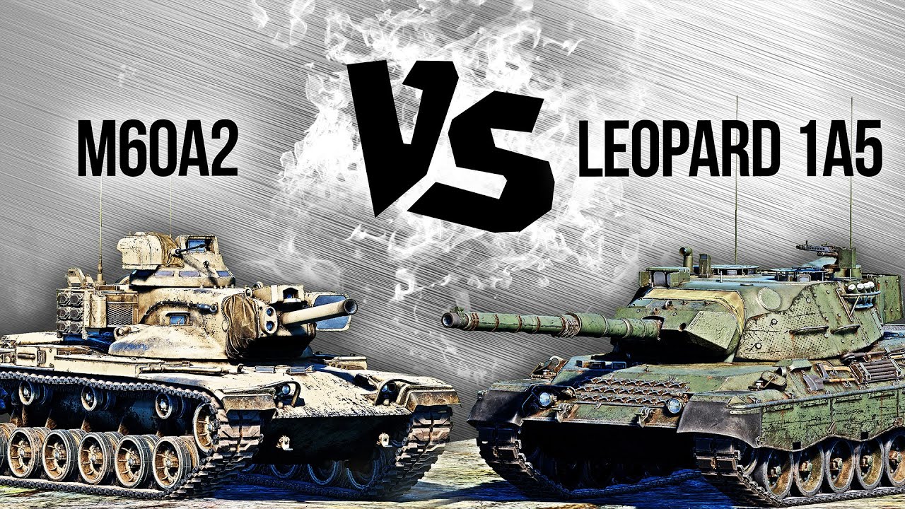 M60A2 vs Leopard 1A5 — Танковый версус #4
