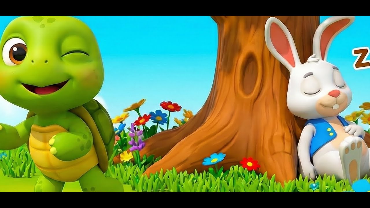 A tartaruga e a Lebre – História Infantil com Moral | Fábula Educativa