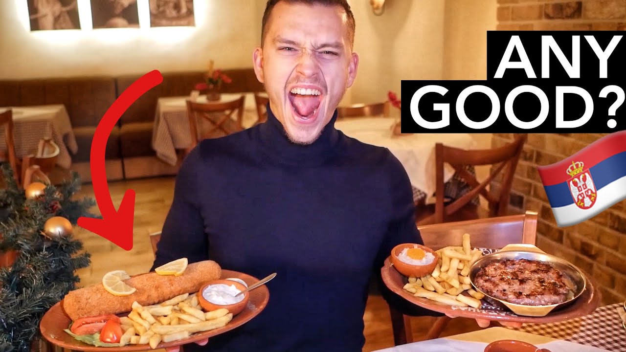 Trying Serbian Food for the First Time - Travel to Belgrade 2022