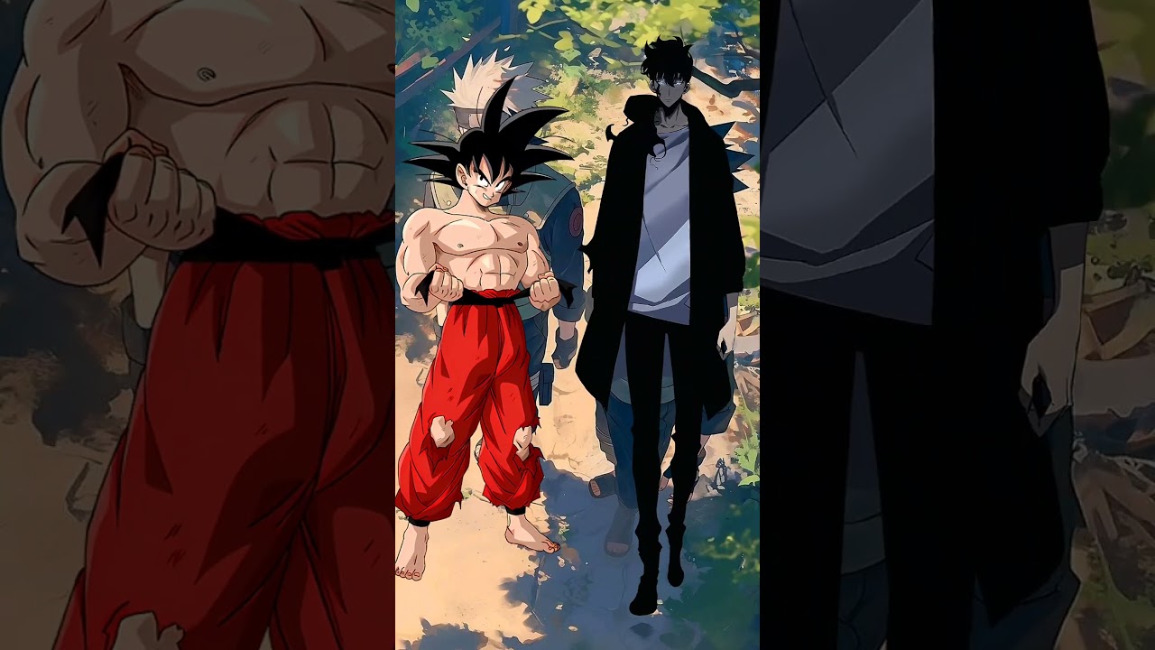 Goku vs Sung Jin woo #dbz #dbs #sololeveling #anime #shorts