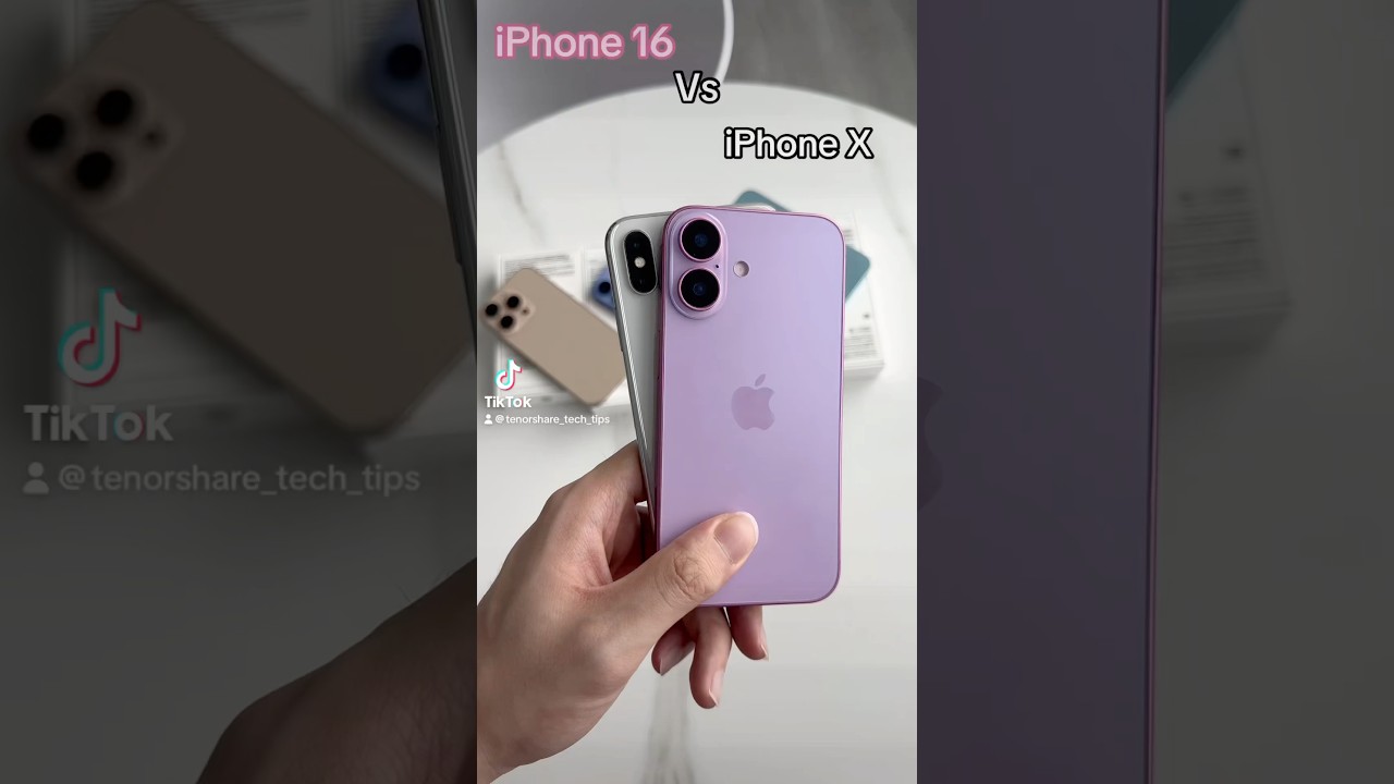 iPhone 16 VS iPhone X  #apple  #iphone #iphone16