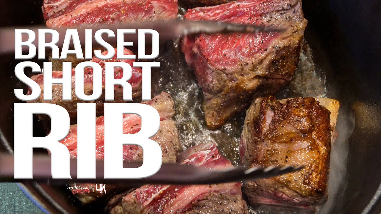 The Best Braised Short Ribs | SAM THE COOKING GUY 4K