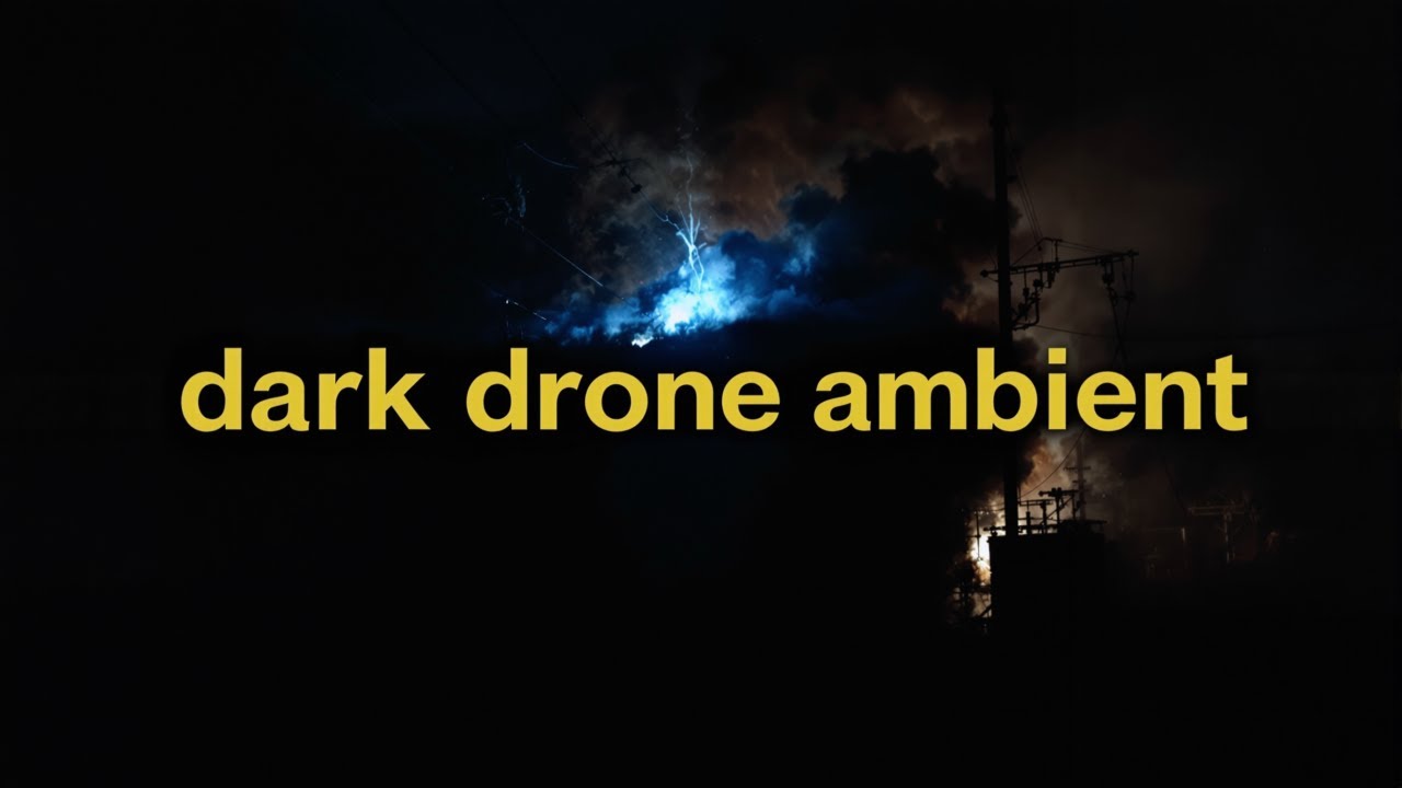 Dark Drone Ambient (post-explosion electricity) | Arc-Scar Dizziness Mix -- [1.5h]
