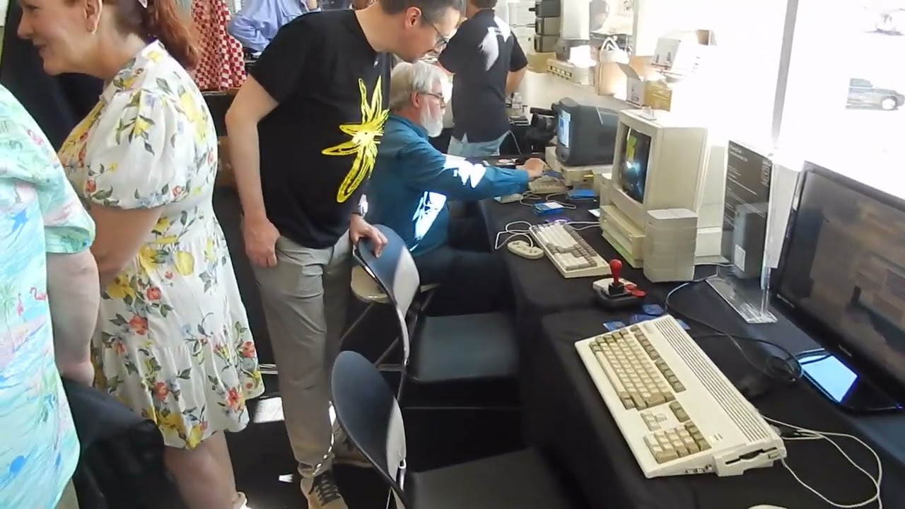 Walk-through the Amiga 40th exhibit