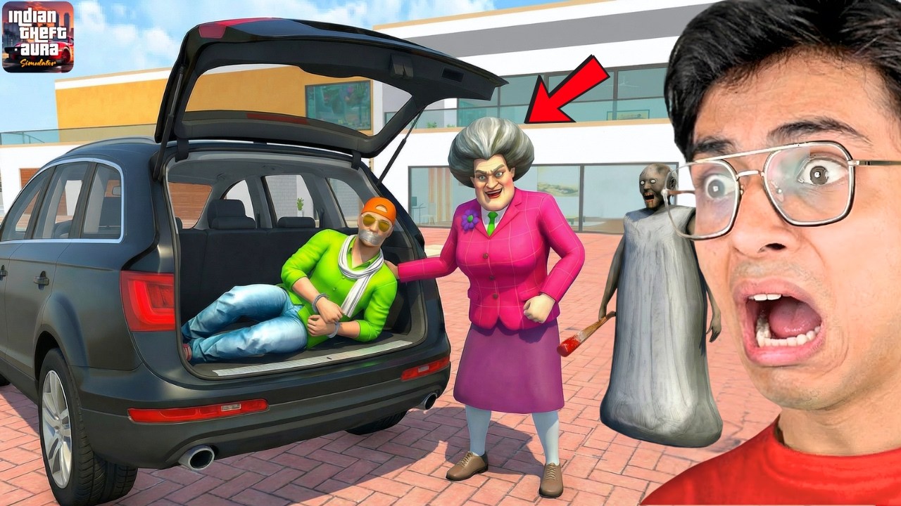 JACK Got Kidn@pped by SCARY TEACHER in INDIAN THEFT AUTO😱