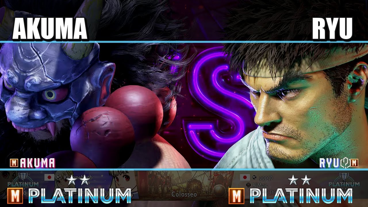 SF6 (M) Akuma vs (M) Ryu 6-Feb-2026 - Platinum Ranked Match
