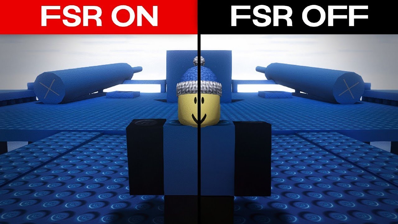Roblox FidelityFX Super Resolution Test (w/ ReShade)
