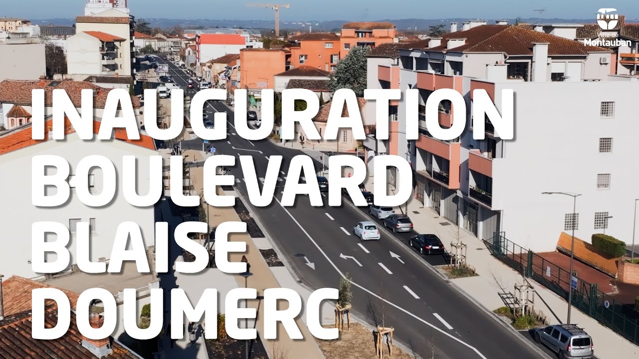 Inauguration du boulevard Blaise Doumerc