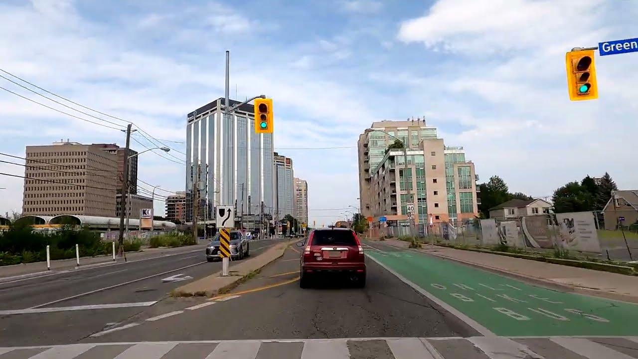 Toronto, going downtown.