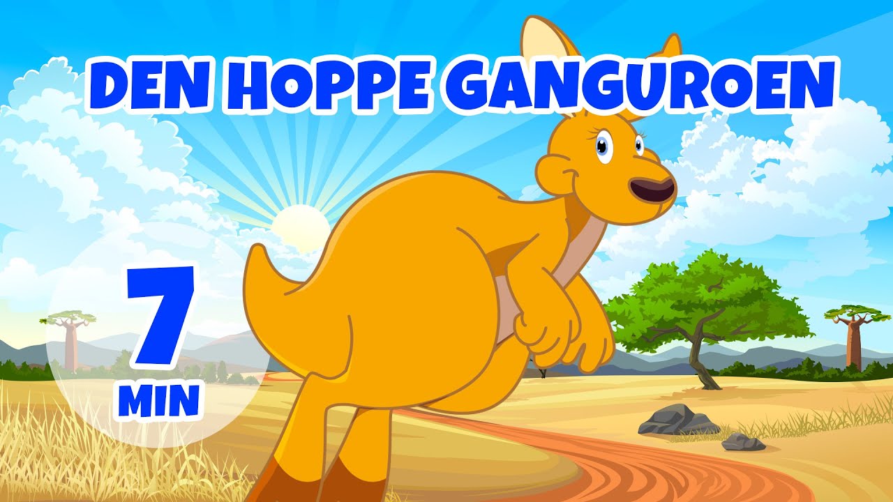 Den hoppende kenguruen - 7 min Giramille | Barnerim og barnesanger
