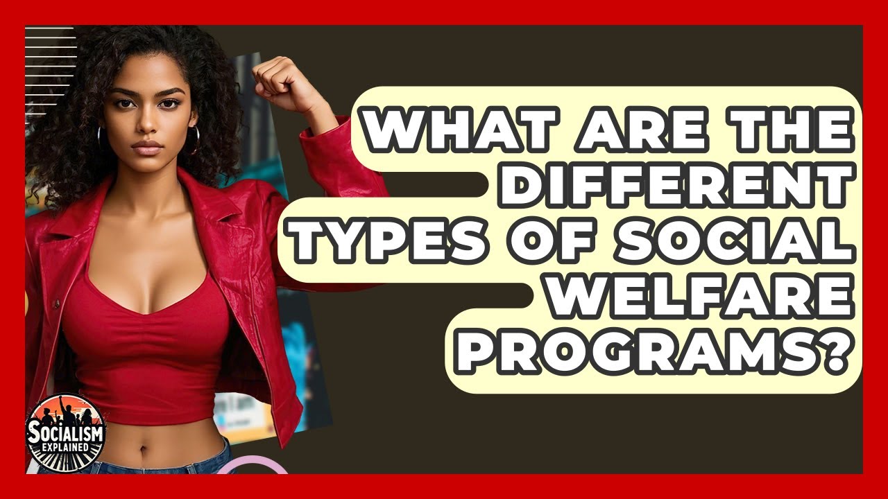 What Are The Different Types Of Social Welfare Programs? - Socialism Explained