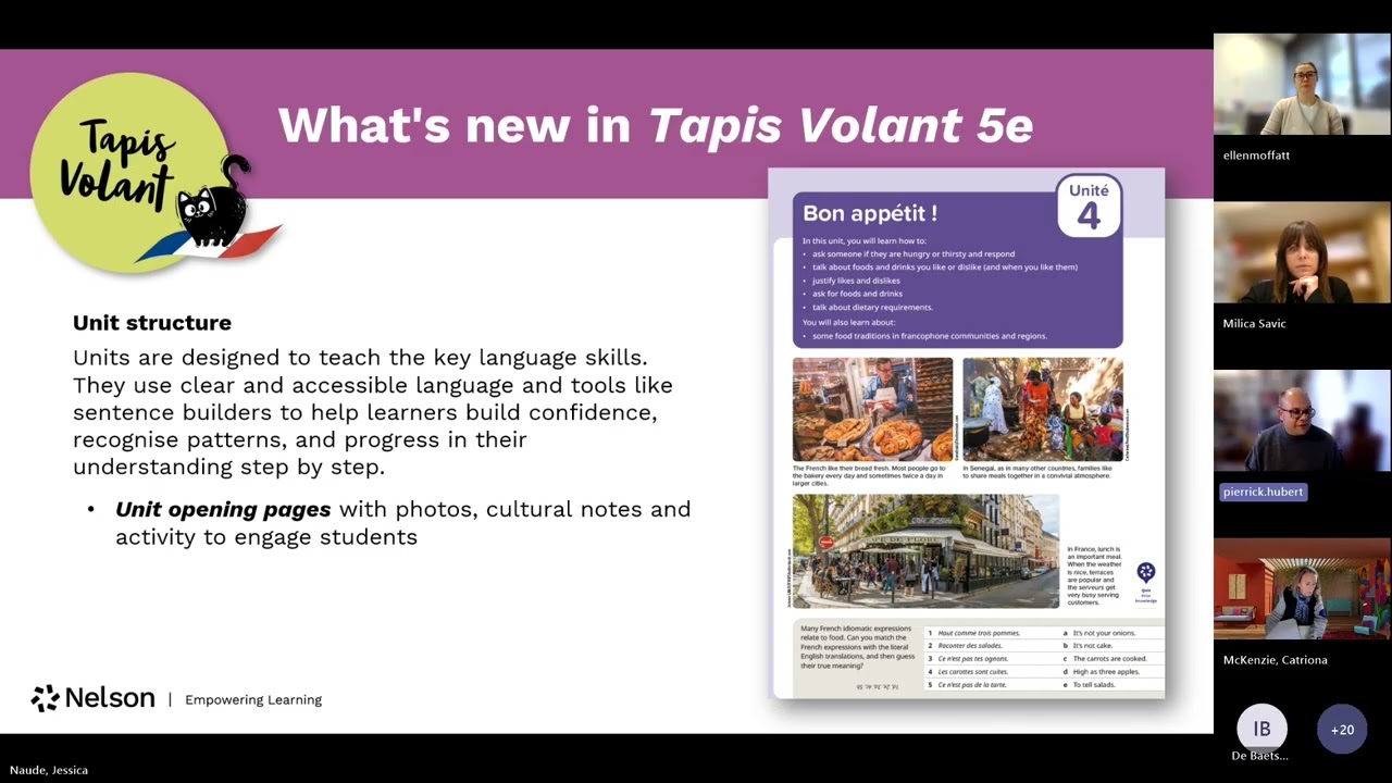 Exploring the New Tapis Volant 1: Methodology, Assessment & Classroom Success
