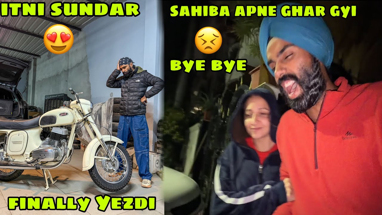1 Crore saal baad hamari Yezdi Ready😍 Itni Zabardat ki Dil Khush❤️ Sahiba apne Ghar chli gyi 😣