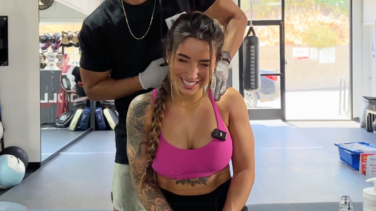 Fitness Girl's BIG RELEASE She Wasn't Expecting | Bodywork Massage Therapy