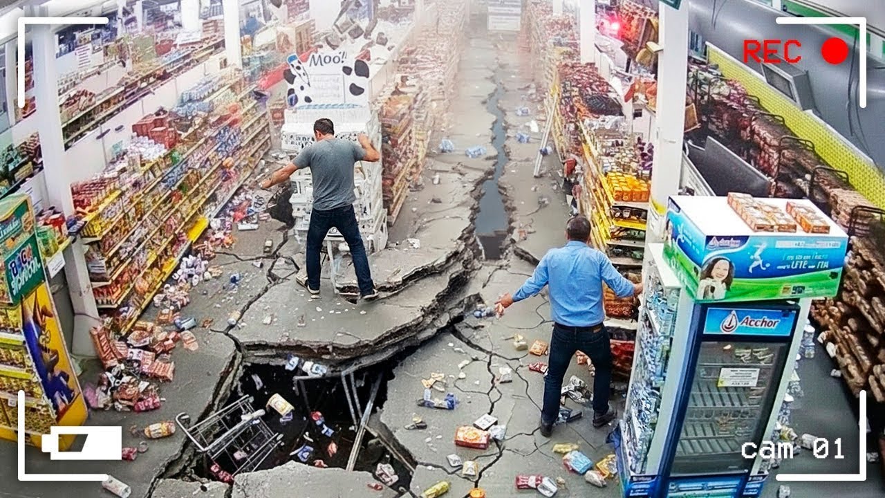 Os 50 Terremotos Mais Inacredit&aacute;veis Flagrados pelas C&acirc;meras