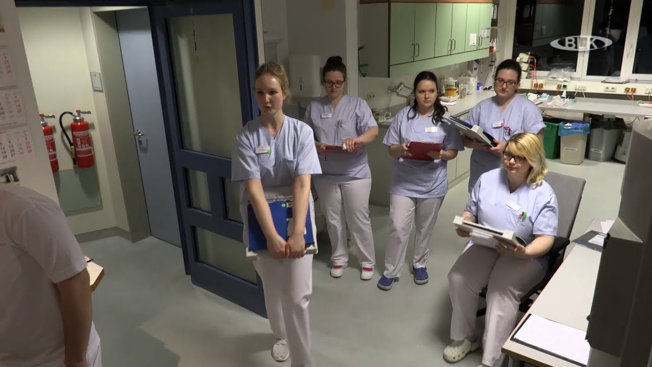 Schüler leiten eine Station Klinikum Zeitz Burgenlandklinik Chirurgie Viszeralchirurgie D