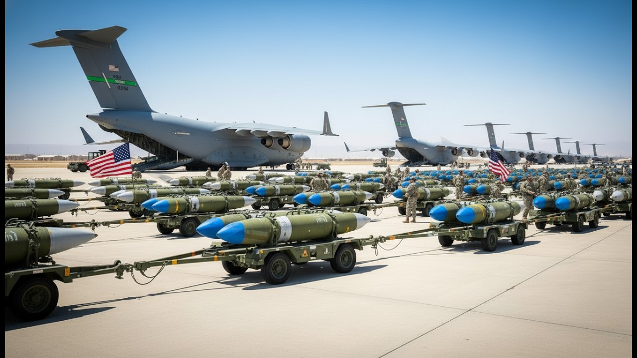 US Military C-17 Airlift Moves Hundreds of Missiles to Strategic Qatar Base