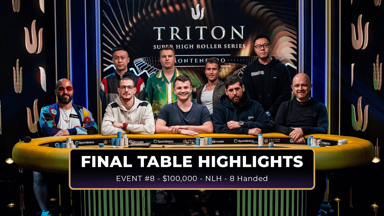 Epic Final Table Action - Triton Poker Event #8 100K NLH 8-Handed | Montenegro 2024 Highlights