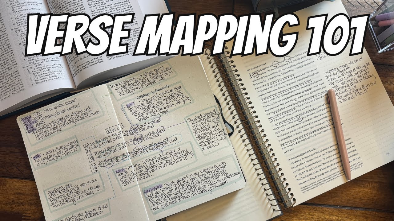 How to Verse Map in Your Bible Study | Verse Mapping John 1:1
