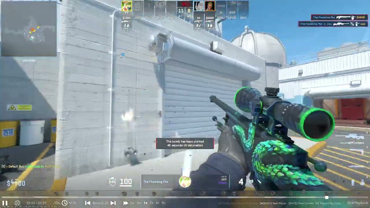 Counter Strike 2 Nuke oddshot