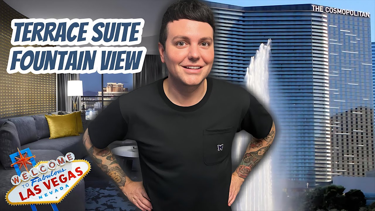 Номер-люкс Terrace Suite с видом на фонтан | The Cosmopolitan of Las Vegas | Обзор номера и обзор