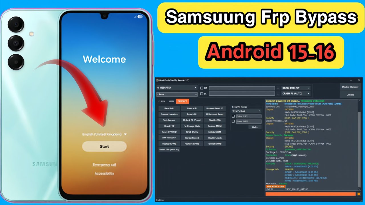 All Samsung Frp Bypass 2026 | Samsung Android 16 /15 Frp Bypass Tool Adb Enble Not Working 2026