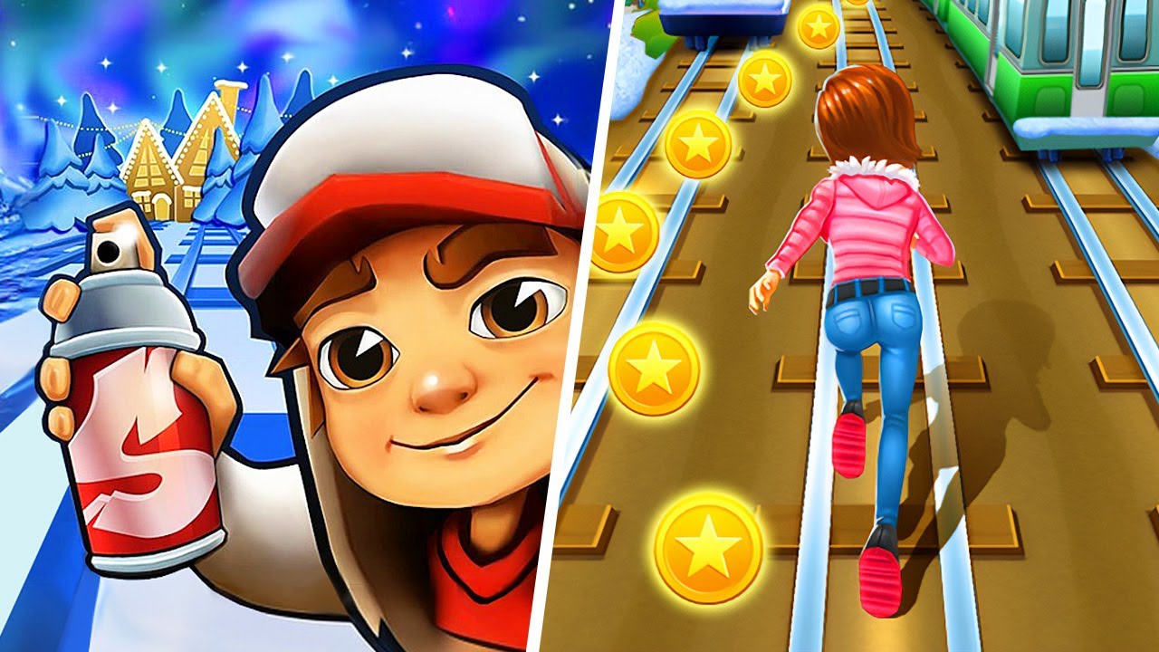 Subway Surfers VS Subway Princess Runner, Subway Surfers New Update North Pole, Subway Surf Youtube