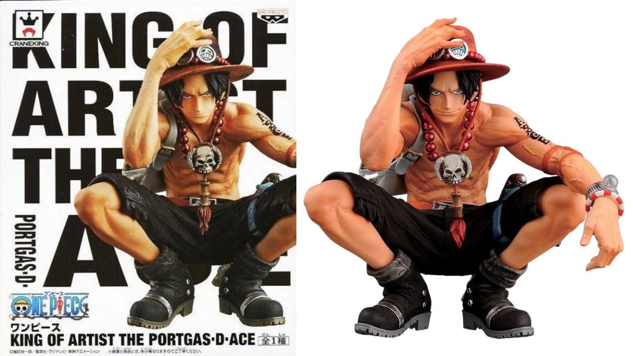 Boneco Colecionável One Piece King Of Artist The Portgas D. Ace - Bandai Banpresto #umboxing 