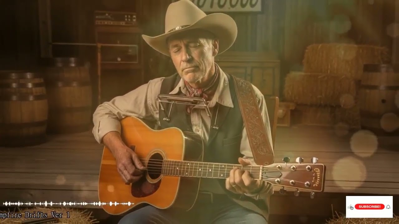 Moonlit Horizons And Whispering Strings A Gentle Night Drive Through Classic And Outlaw Country Road