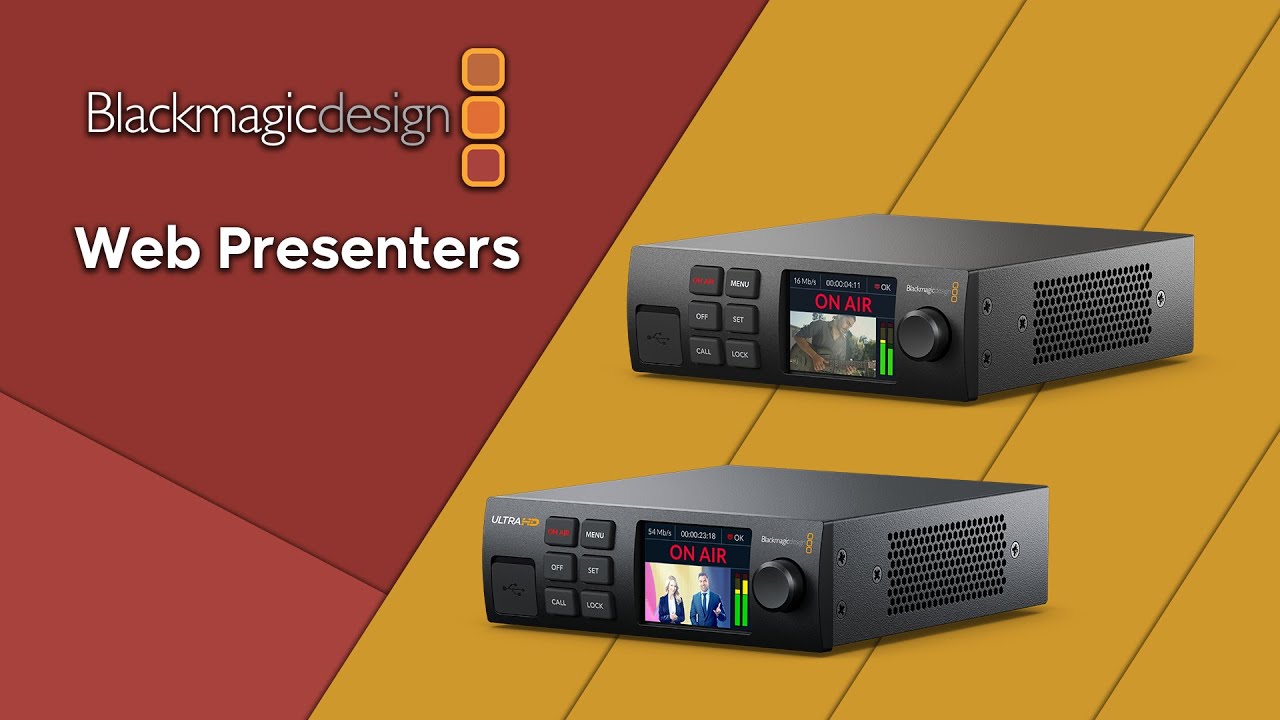 Blackmagic Design | Web Presenters