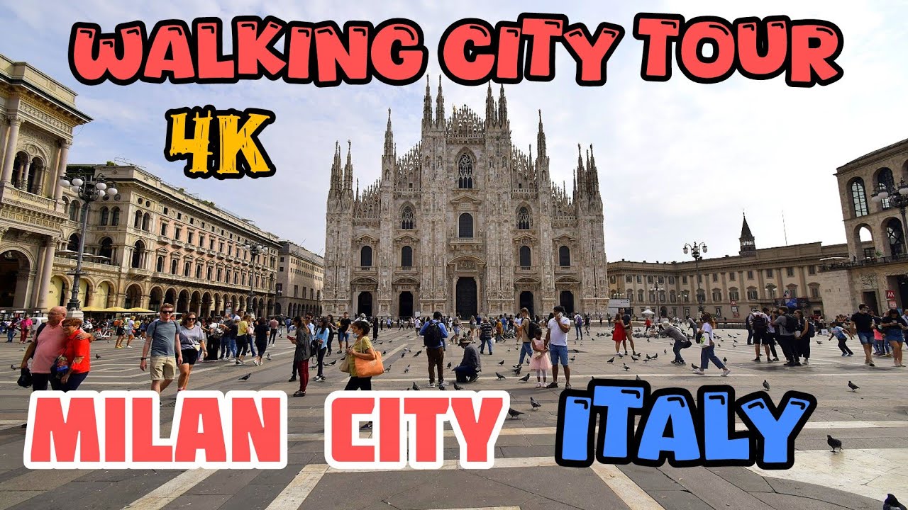 MILAN, Italy city walking tour | travel Italy Vlogs | Duomo di Milano | Milan city Centre | 4k Video