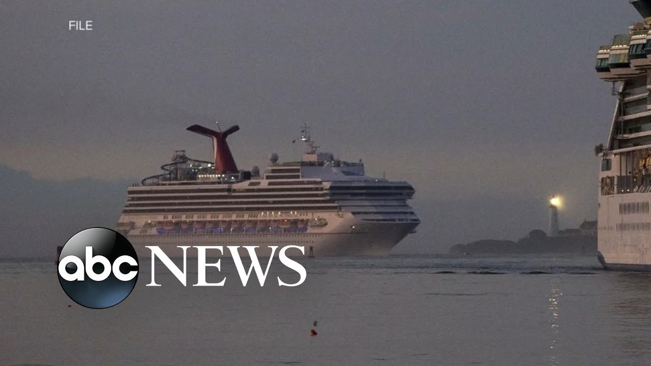 Carnival cruise ship leaned at an angle and caused panic on board
