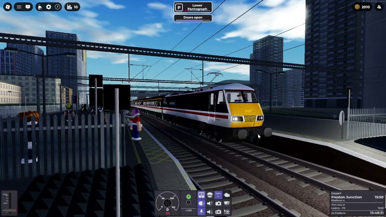 British Railway | Class 90 Locomotive | Norrington to Avonhill