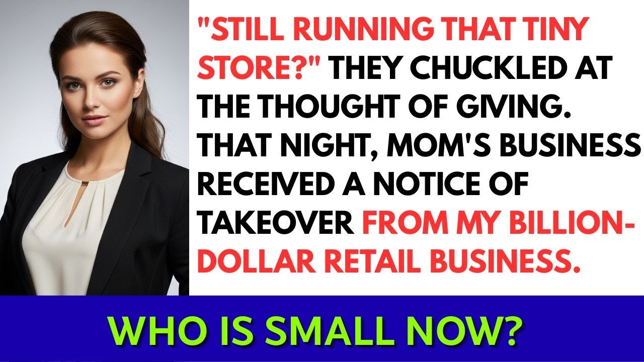 My Family Mocked My 'Small Shop' At Thanksgiving — Then My Mom Received The CEO Transfer Notice