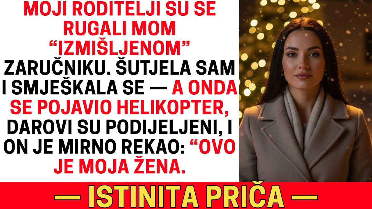 NA BADNJU VEČER MOJI RODITELJI SU SE SMIJALI MOM “IZMIŠLJENOM” ZARUČNIKU — DOK SE NIJE POJAVIO
