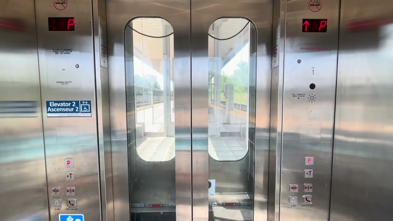 Montgomery Kone (Mod by: Delta) Hydraulic Elevators - Port Credit GO Station, Mississauga ON