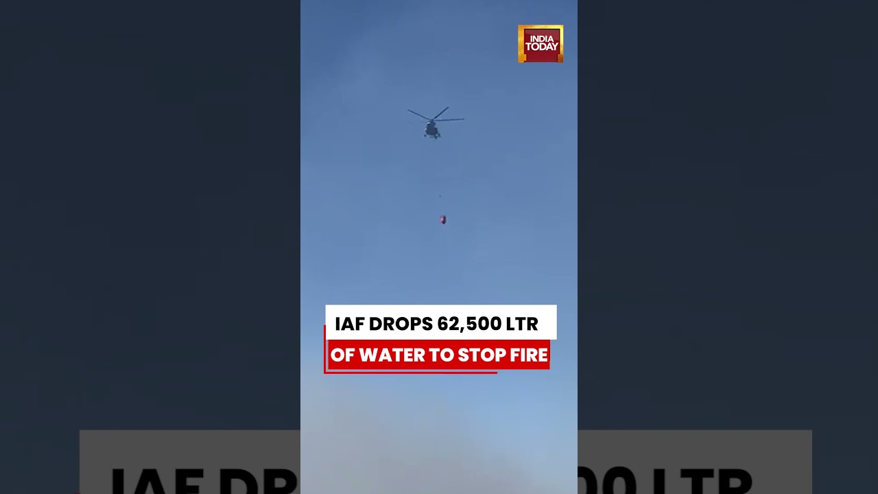 WATCH | Brave IAF Pilots Fight Fire Day And Night In Kasauli #himachal #forestfire #kasauli #viral