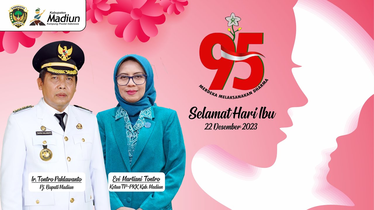 🔴 LIVE | UPACARA PERINGATAN HARI IBU KE-95 PEMERINTAH KABUPATEN MADIUN TAHUN 2023