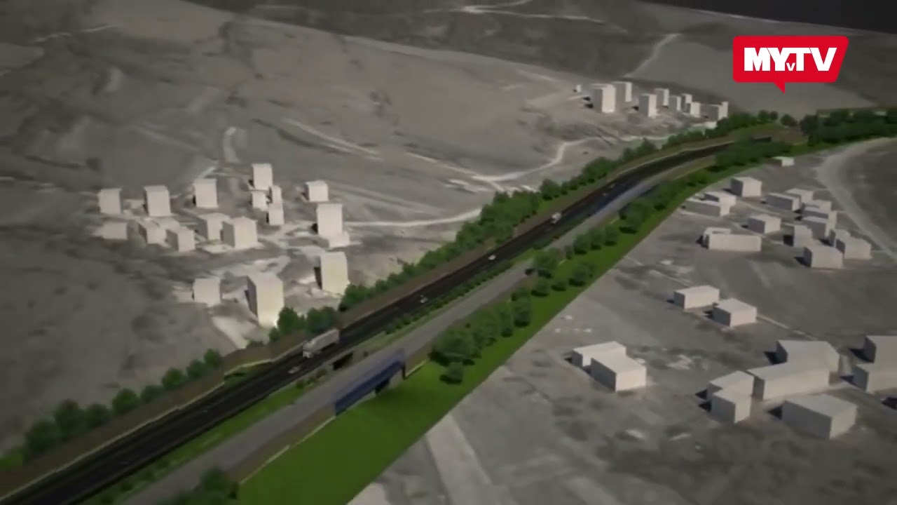 Vizualizácia výstavby druhej etapy Oščadnica, Čadce-Bukov diaľnice D3. Zdroj: NDS