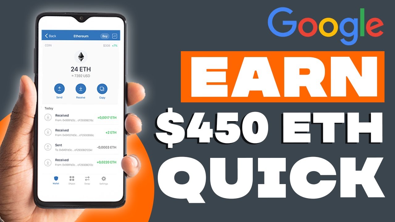 Earn FREE ETHEREUM From Google ($450 Per Day) | Earn ETH For Free 2021