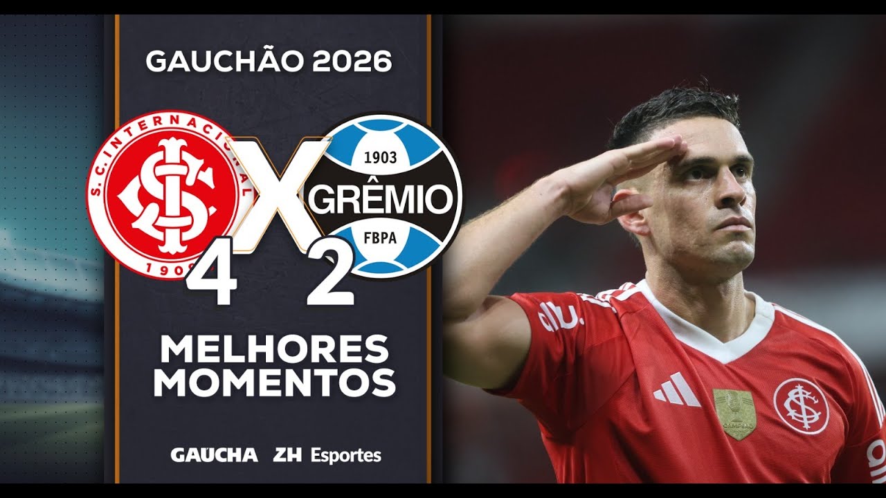 INTER 4x2 GRÊMIO | MELHORES MOMENTOS | GAUCHÃO | 25/01/2026